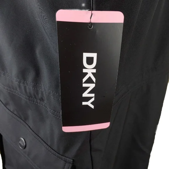 DKNY Womens Water Resistant Hooded Adjustable Waist Long Lined Parka NWT - Picture 8 of 13